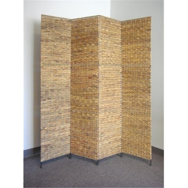 Proman Products Proman Products FS16668 Water Hyacinth Deocoration Folding Screen FS16668 - main